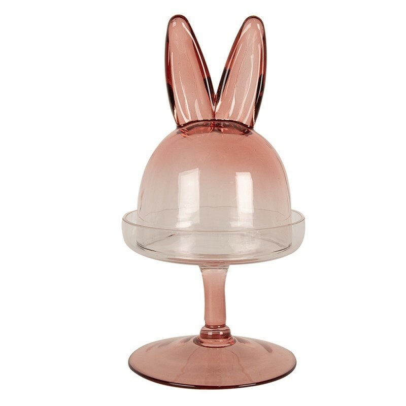 Stolpje Konijn Roze 23cm