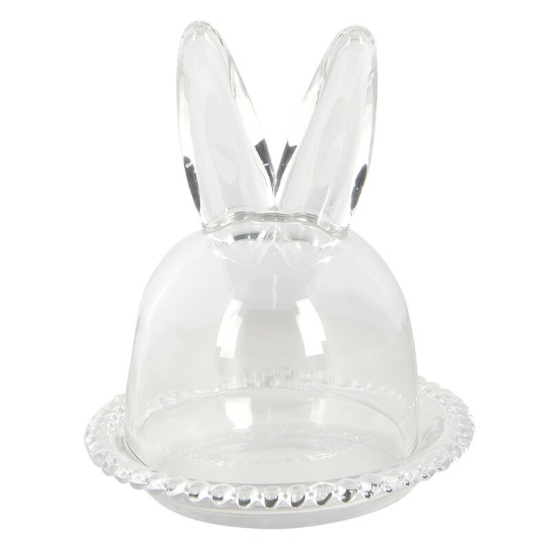 Stolpje Oortjes transparant 16cm