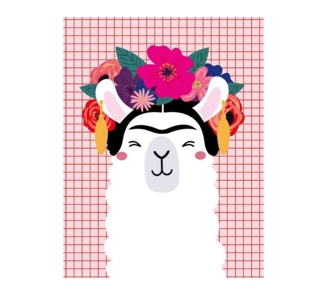 Frida Kahlo Llama