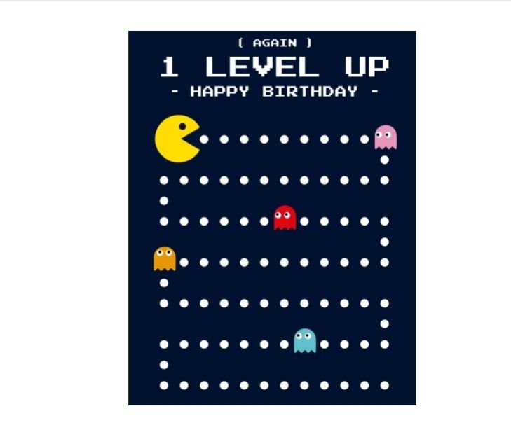 Pacman Level up Birthday