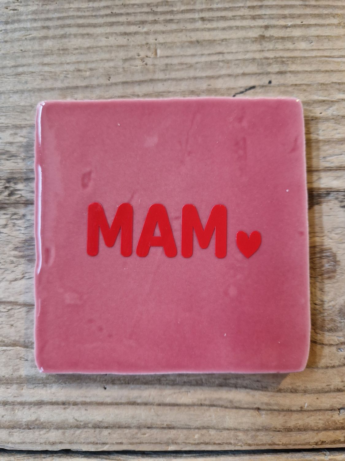 Tegeltje Mam♡ 10x10cm 