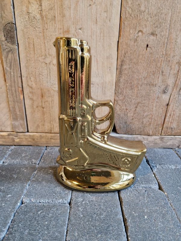 Pistool vaas Goud 22cm