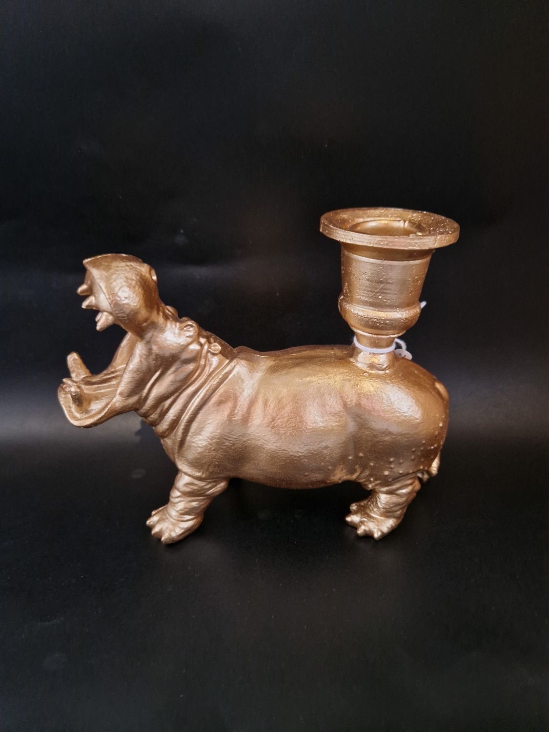 Kandelaar Hippo goud