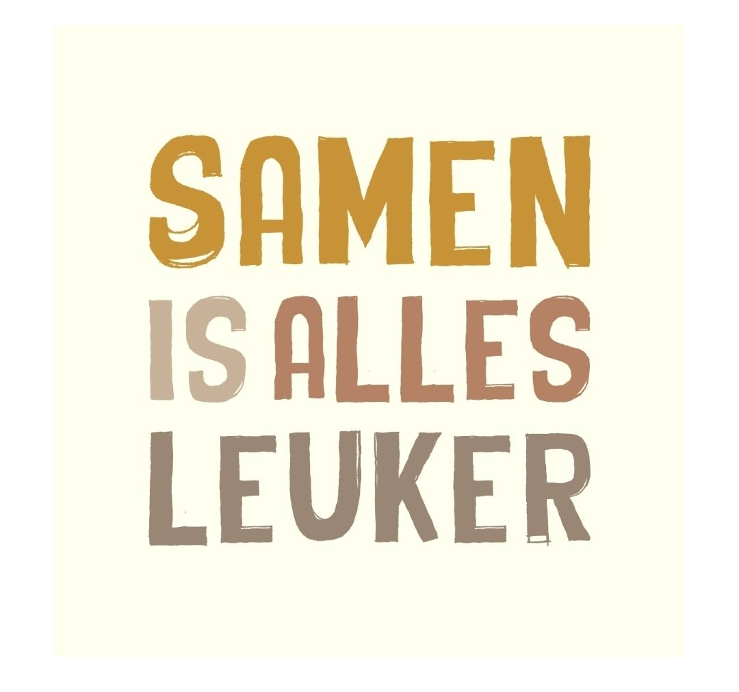 Samen is alles leuker