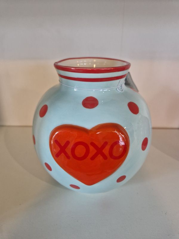 Bol vaasje XOXO 14CM