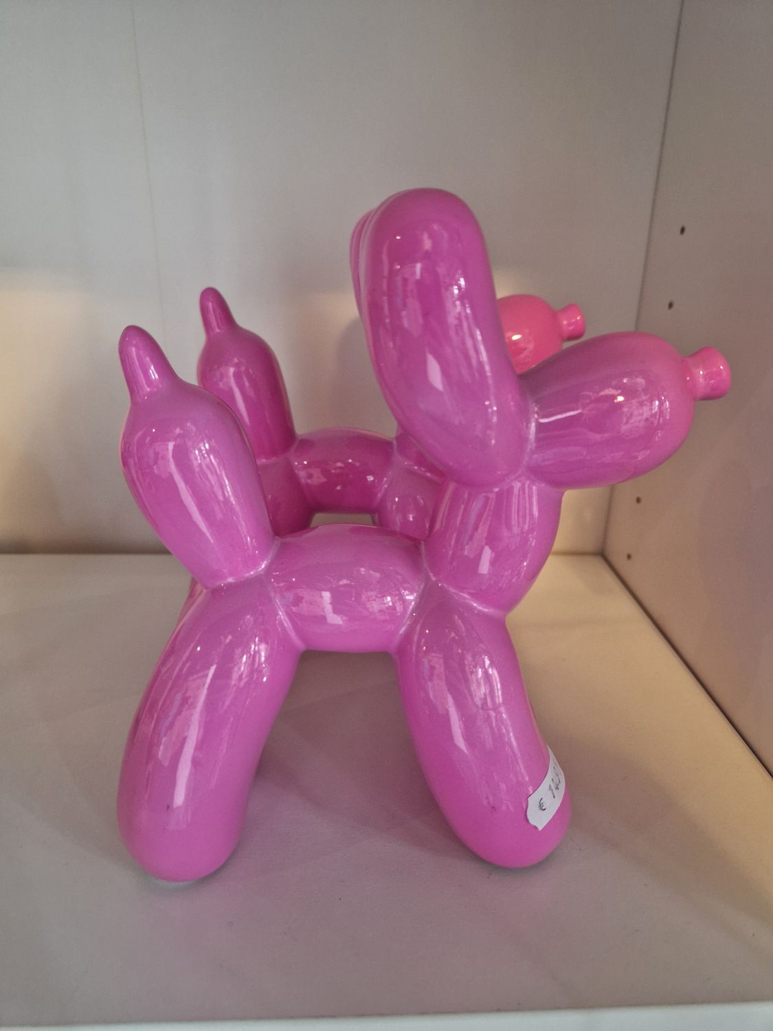 Ballonhondje Pink 18cm