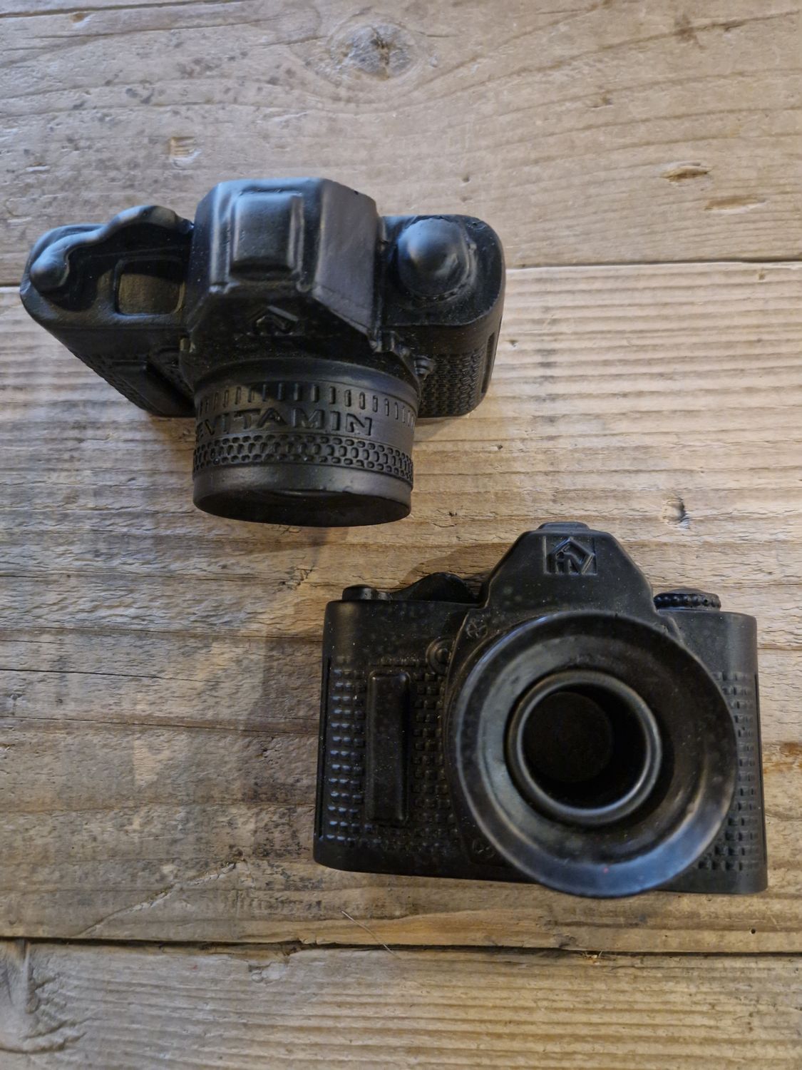 Kandelaar Camera zwart 10cm