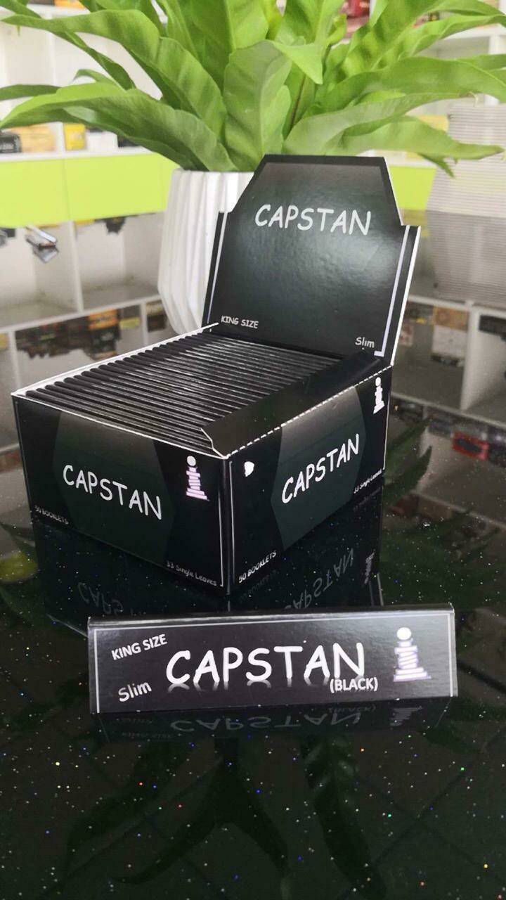 Original CAPSTAN Premium Rolling Papers Full Box (50 Booklets)