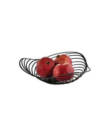 ALESSI 'trinity' fruitschaal small zwart