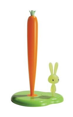 ALESSI 'bunny & carrot' keukenrolhouder groen