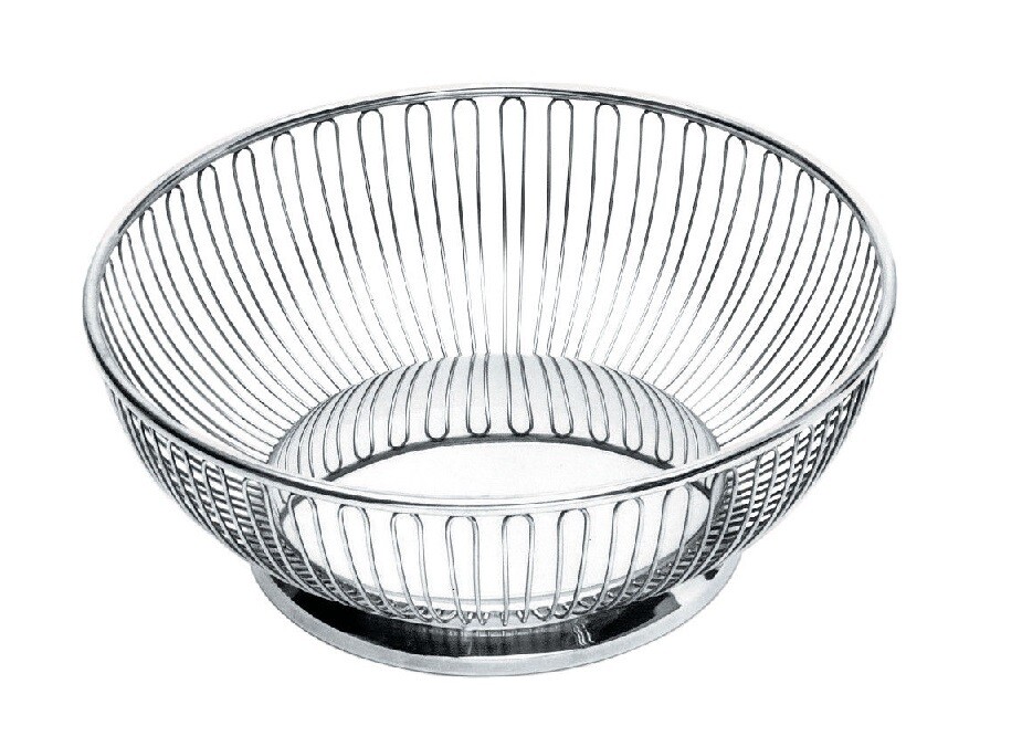 ALESSI broodmandje rond 24cm RVS