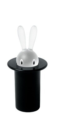 ALESSI 'magic bunny' tandenstokerhouder zwart