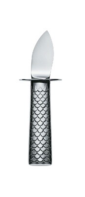 ALESSI 'colombina fish' oestermes RVS/staal
