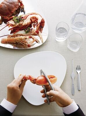 ALESSI 'colombina fish' zeevruchtenkraker RVS