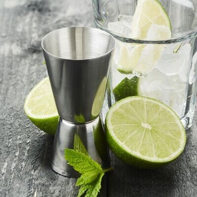 POINT-VIRGULE cocktailmaatje RVS 30/50ml