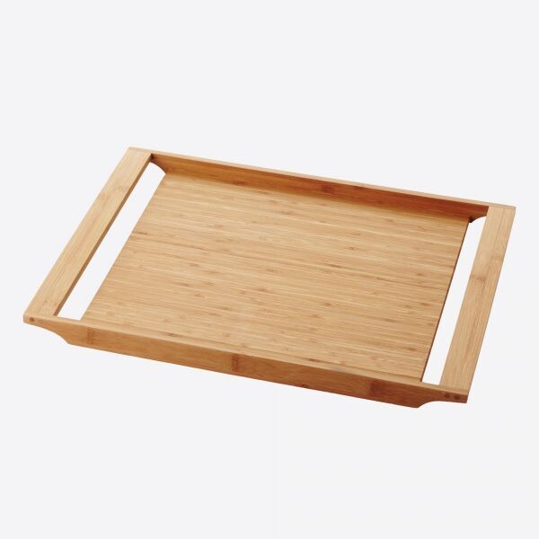 POINT-VIRGULE bamboe dienblad met handgrepen 47x35cm