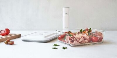 ZWILLING 'fresh &amp; save' vacuüm glazen bewaardoos laag