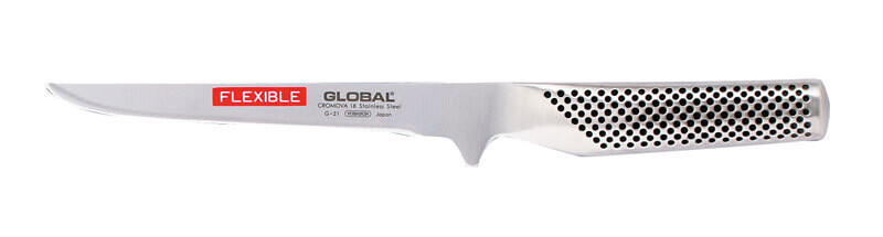 GLOBAL G-21 uitbeenmes flexibel 16cm