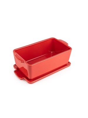 PEUGEOT 'appolia' keramische terrine 600-700gr rood