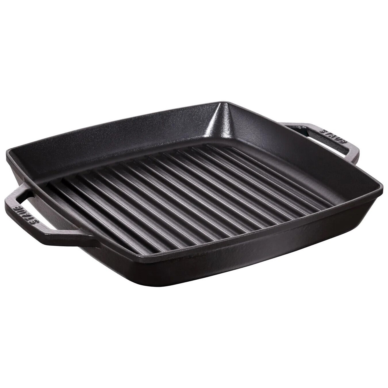 STAUB 'grill pans' gietijzeren grillpan 28cm zwart  PROMO 149,00 -20%