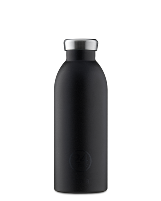 24 BOTTLES 'clima bottle' dubbelwandige drinkfles 500ml tuxedo black