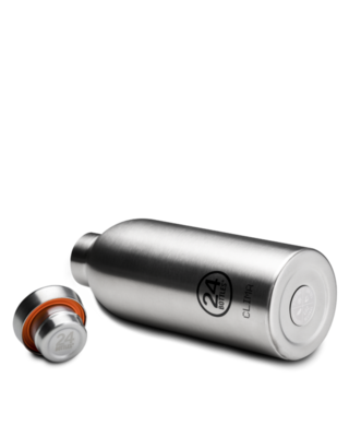 24 BOTTLES 'clima bottle' dubbelwandige drinkfles 500ml steel