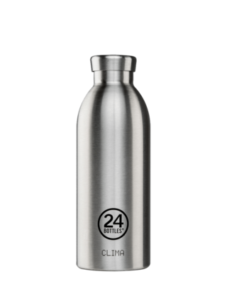 24 BOTTLES 'clima bottle' dubbelwandige drinkfles 500ml steel