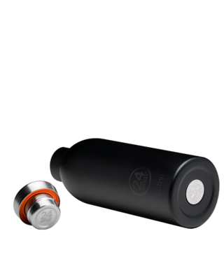 24 BOTTLES 'clima bottle' dubbelwandige drinkfles 500ml tuxedo black