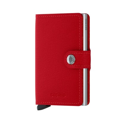SECRID 'crisple' mini wallet red