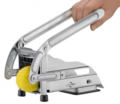 KÜCHENPROFI frietensnijder rvs met 2 inzetroosters (8+12mm)
