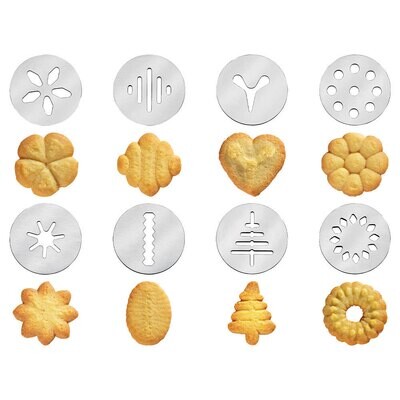 KÜCHENPROFI 'bake' koekjespers met 8 sjablonen