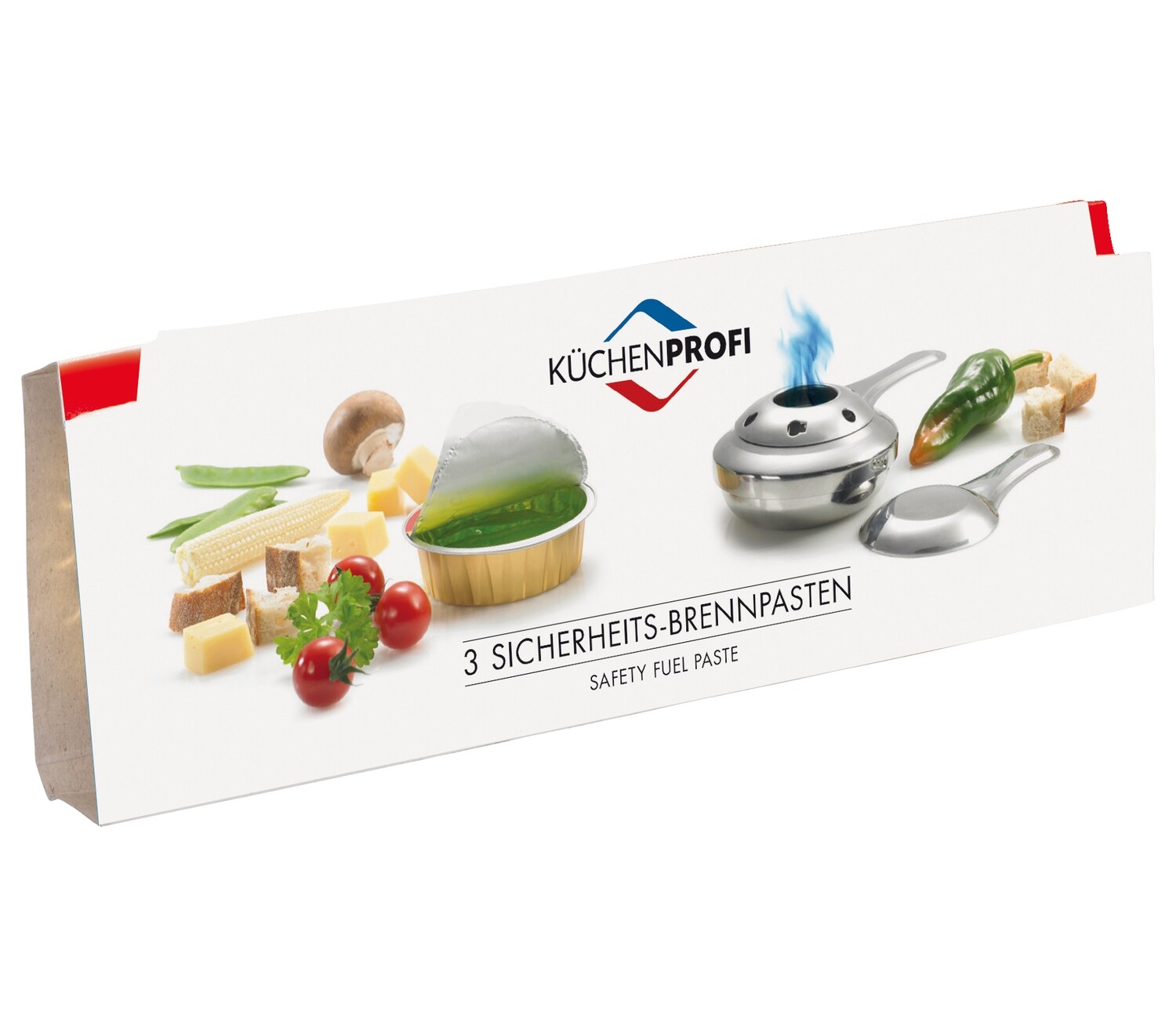 KÜCHENPROFI set/3 potjes fondue brandpasta