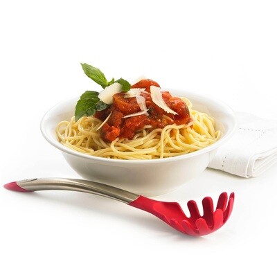 CUISIPRO 'silicone tools' pastalepel 35cm rvs/silicone rood