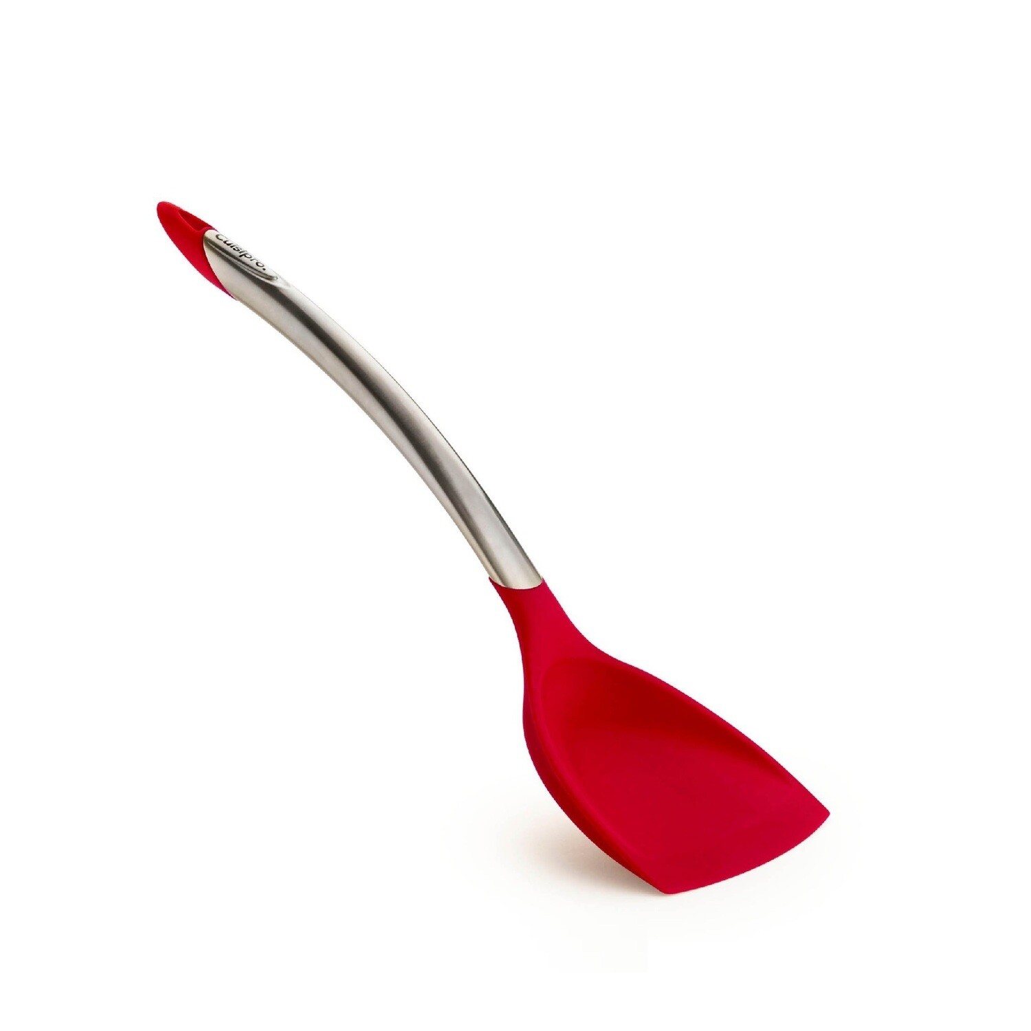 CUISIPRO 'silicone tools' wokspatel 32cm rvs/silicone rood  PROMO 22,50 -20%