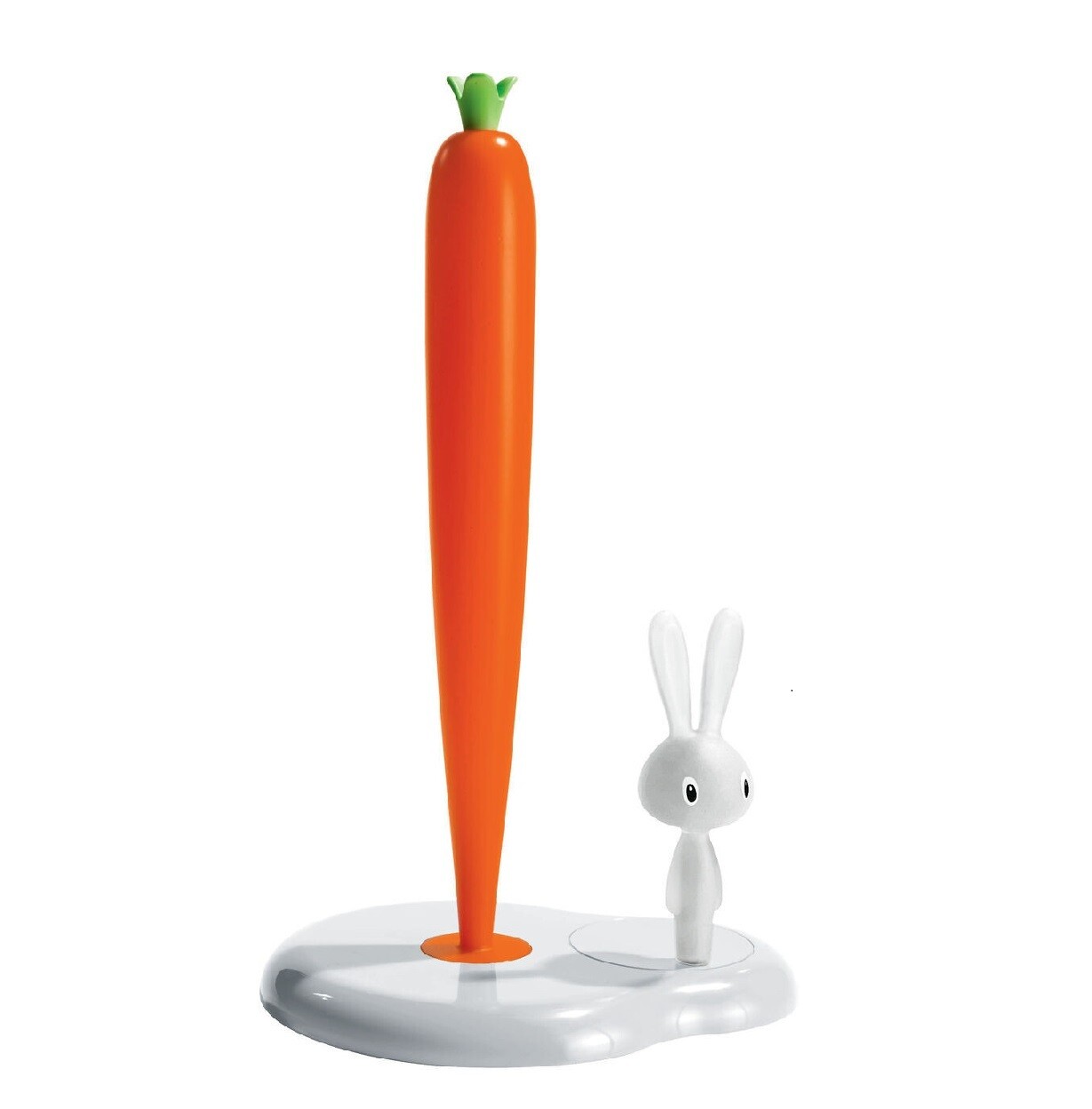 ALESSI 'bunny & carrot' keukenrolhouder wit