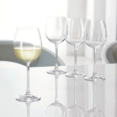 NACHTMANN 'vivendi' doos 4 witte wijnglazen 21,6cm