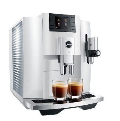 JURA E8 piano white EC koffievolautomaat