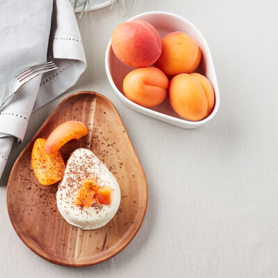 POINT-VIRGULE 'moments' acaciahouten serveerbord 25x20x1,5cm