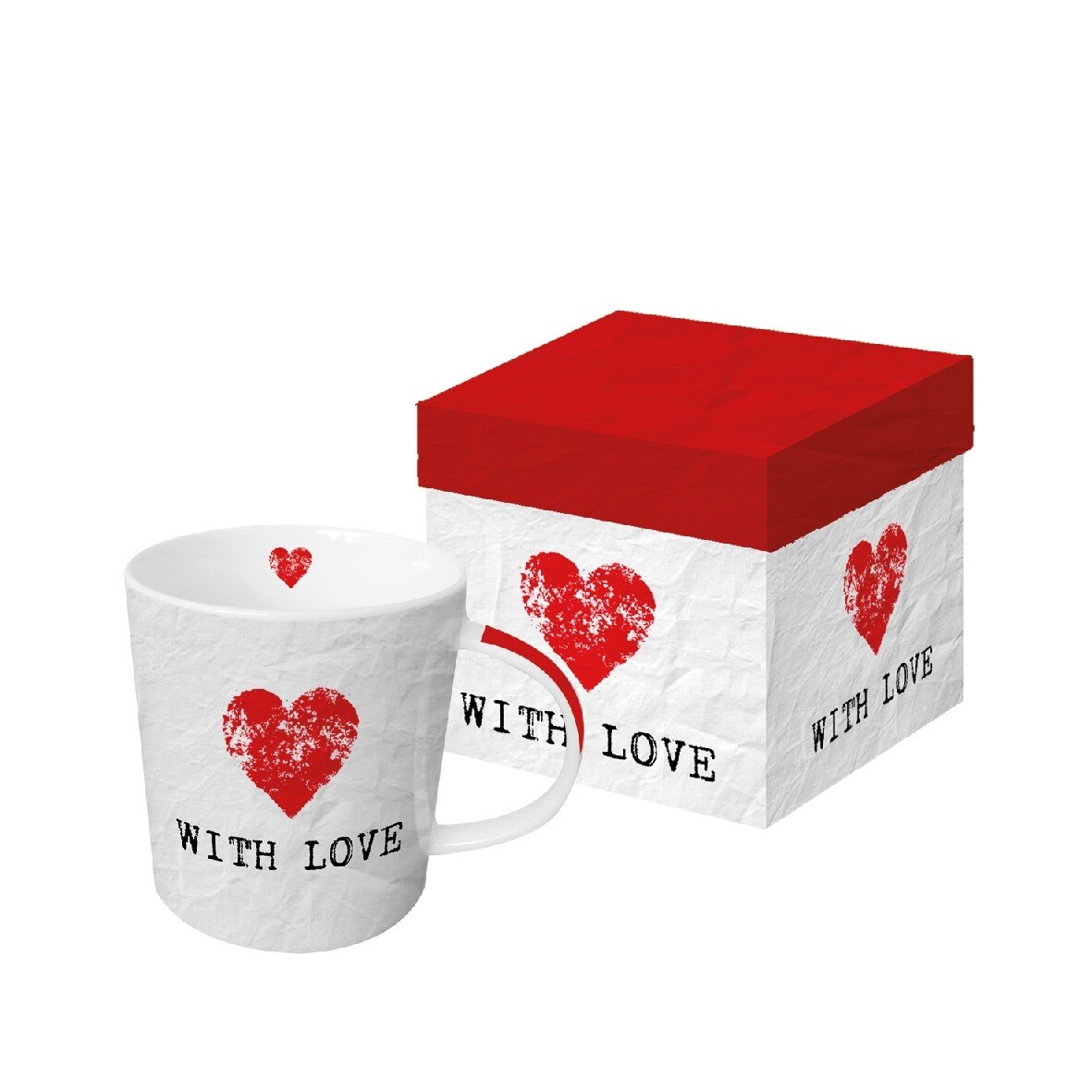 PPD 'with love' mug 350ml in geschenkdoos