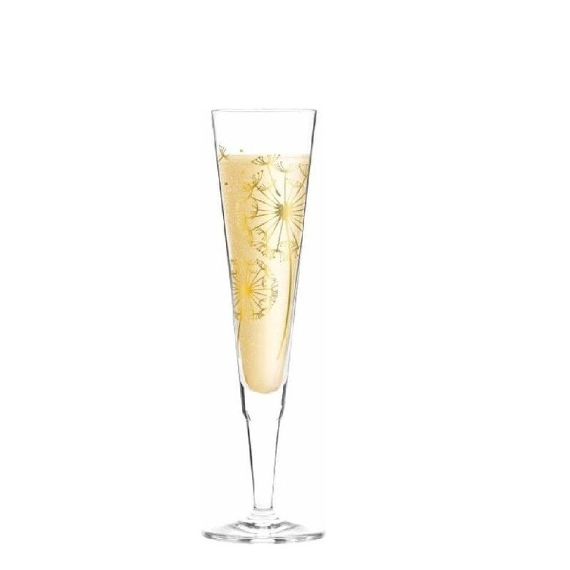 RITZENHOFF &#39;champus&#39; champagneglas met servet in geschenkdoos