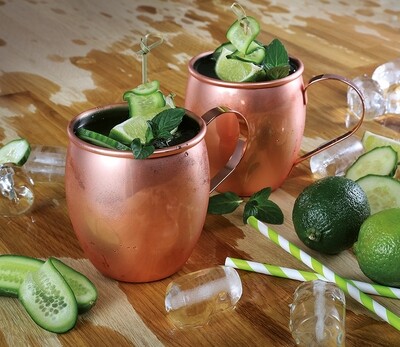 CILIO 'bar' moscow mule beker rvs, koperkleur