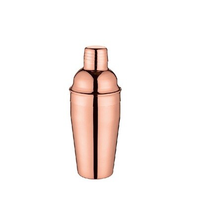 CILIO 'bar' cocktailshaker 500ml rvs, koperkleur