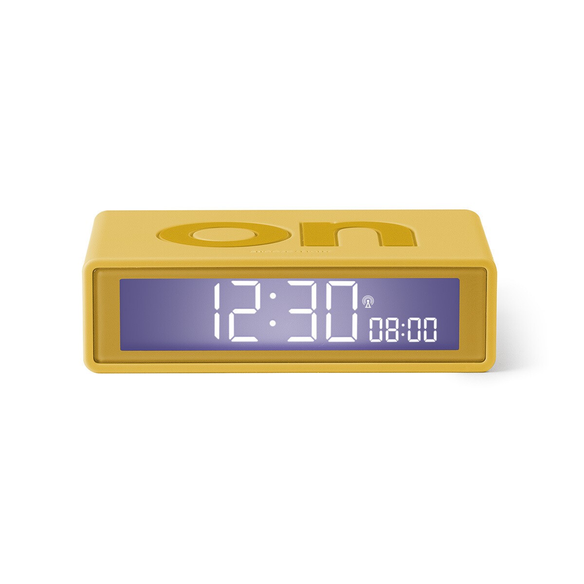 LEXON 'flip+' radiogestuurde wekkerklok geel