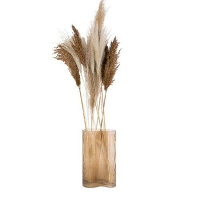 PRESENT TIME 'allure wave' vaas in glas zand 27cm