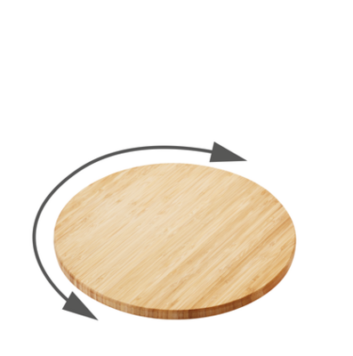 POINT-VIRGULE draaiplateau uit bamboe FSC 35cm