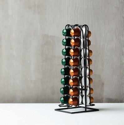 POINT-VIRGULE 'wire' capsulehouder zwart voor 32 koffiecups