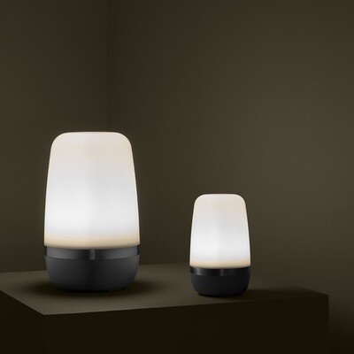 BLOMUS 'spirit' oplaadbare LED-lamp 25cm warm gray