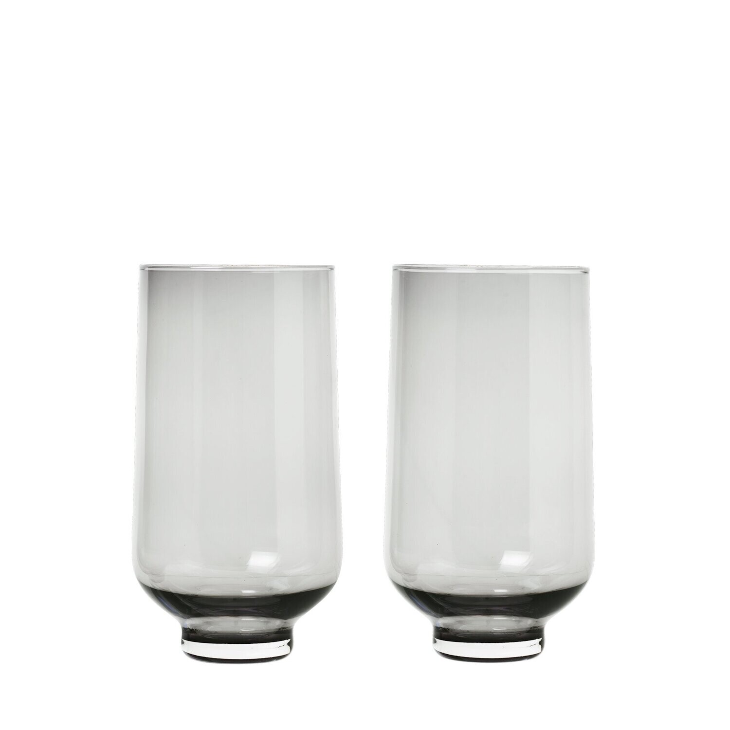 BLOMUS &#39;flow&#39; set/2 drinkglazen 400ml smoke
