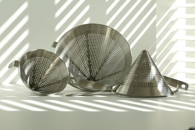 COSY &amp; TRENDY 'puntino' puntzeef geborsteld rvs 18cm