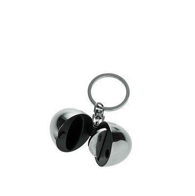 ALESSI 'bon bon' sleutelhanger met winkelkar muntstuk